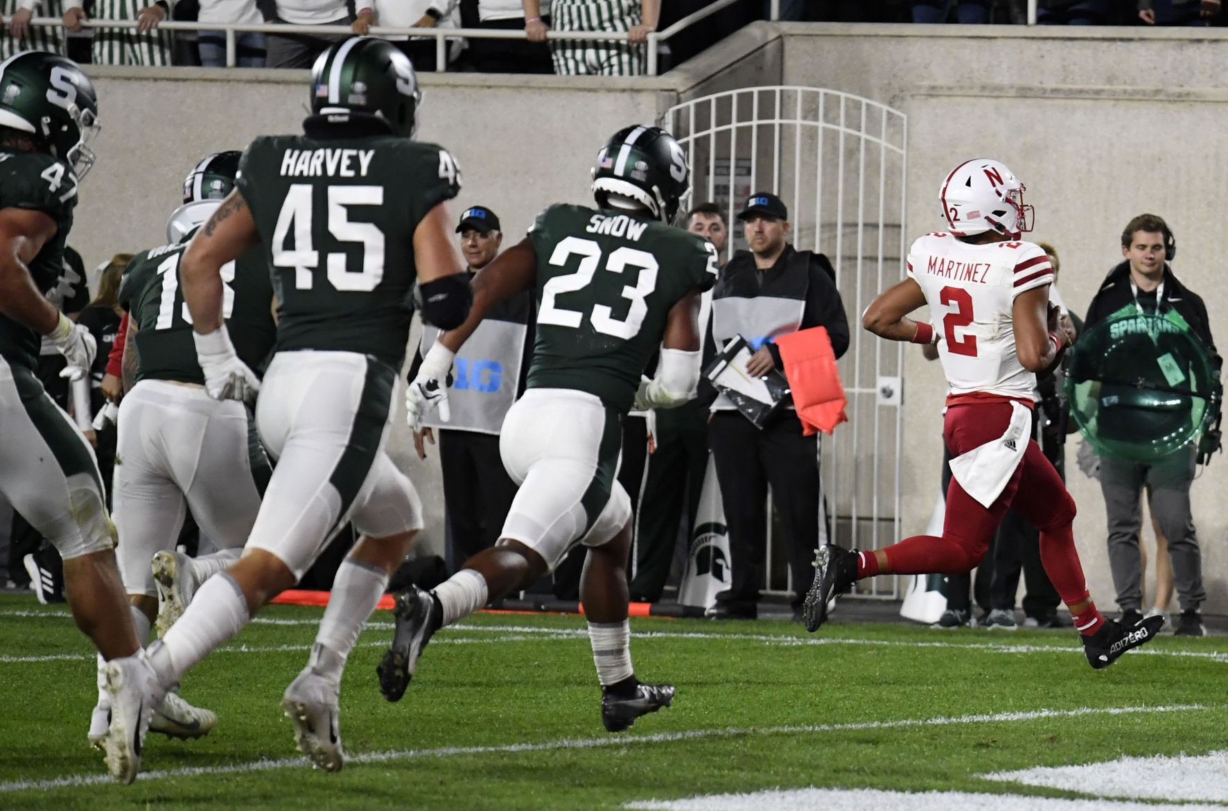 Nebraska vs. Michigan State, 9.25